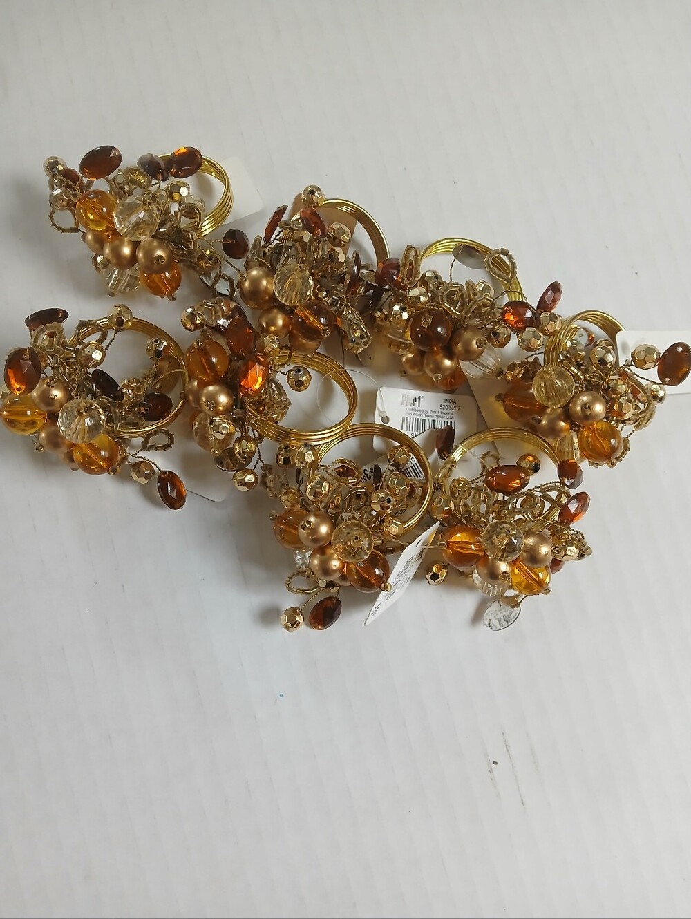 Pier 1 Napkin Rings ( Set Of 8)